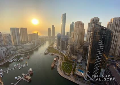 4 Bedroom Penthouse for Rent in Dubai Marina, Dubai - Half Floor | Penthouse | Full Marina View