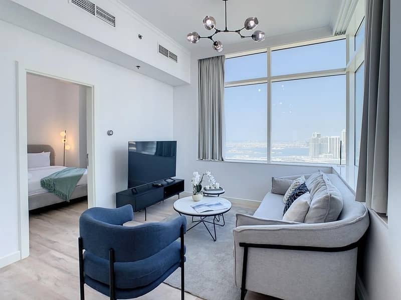 PANORAMIC SEA MARINA VIEW UPGRADED FULLY FURNISHED LARGE ONE BEDROOM IN BOTANICA !!! PANORAMIC SEA MARINA VIEW UPGRADED FULLY FURNISHED LARGE ONE BEDROOM IN BOTANICA !!!