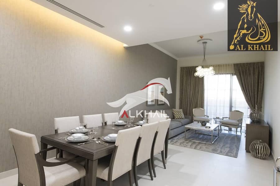 5 Pay 20% and Move in to Classy Studio Apartment in Mirdif Hills Prime Location