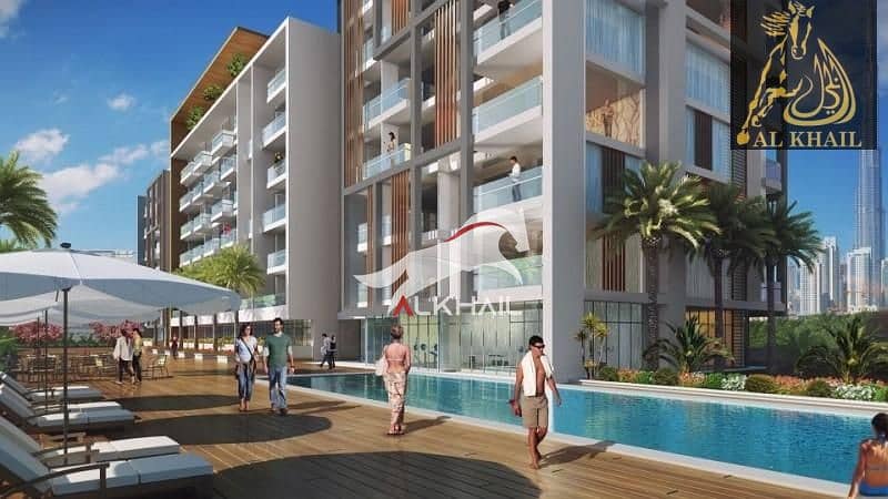13 2BR Apartment In Meydan One Pool & Garden View