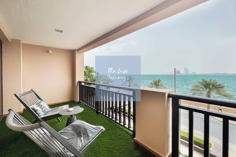 Sea View 2-Bedroom Apartment In Palm Jumeirah |Beach Pool Access | No Commission