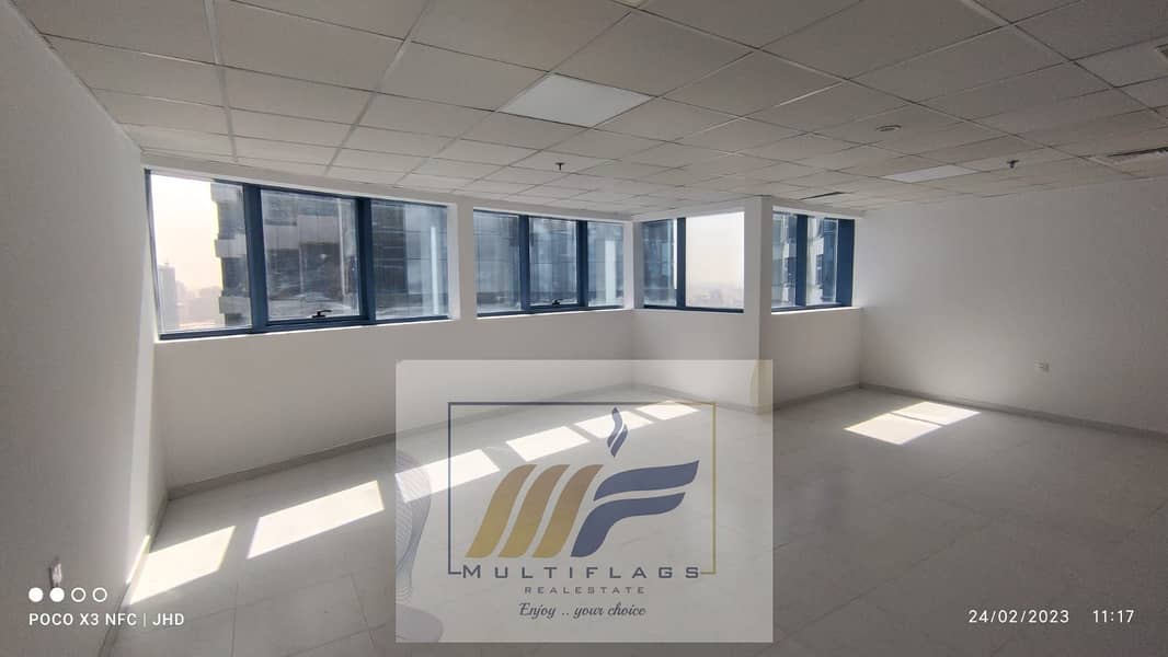 get huge office in canter of Ajman & just pay 5 % first payment and take your keys  in same day