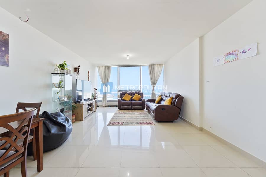 High Floor 2BR+M | Bewitching Sea View | Rented
