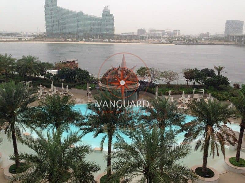 Largest Furnished 3 Bed w/ Full Canal & Pool View
