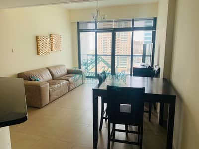 1 Bedroom Flat for Rent in Jumeirah Lake Towers (JLT), Dubai - Fully Furnished 1 Bed Room with Stunning Views of Lake view in Lakeside Residence JLT Near Metro