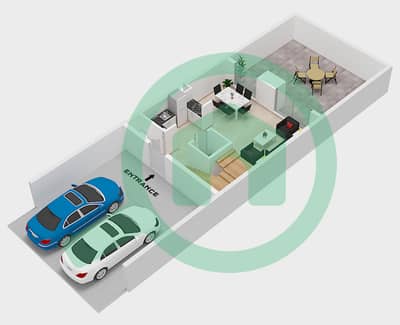 卡梅丽亚社区 - 3 卧室别墅类型RC-M戶型图