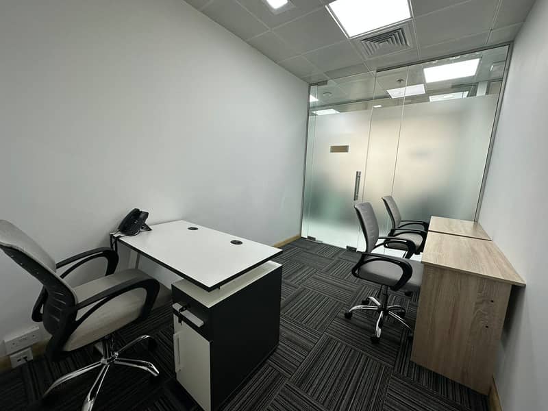 FURNISHED OFFICES STARTING AED 26,900/- ( 123 SQ. FT approx. ) AT SHEIKH ZAYED ROAD!