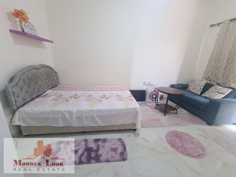 Monthly/2400 Brand New 1st Tenant Fully Furnished Studio Separate Kitchen Proper Washroom Neat And Clean Apartment On Prime Location In Khalifa City A
