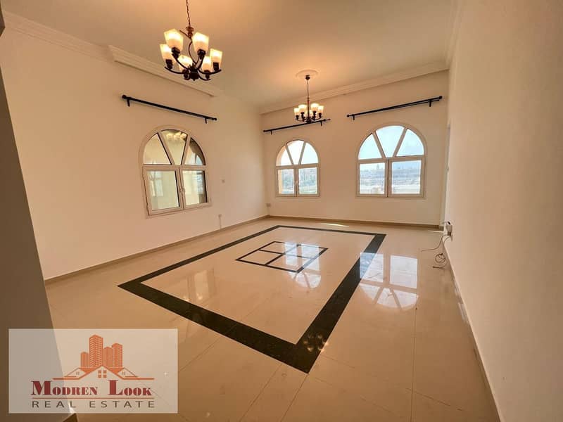 European Community Luxury Two Bedrooms Hall Separate Big Kitchen Built In Wardrobes Prime Location  In Khalifa City A