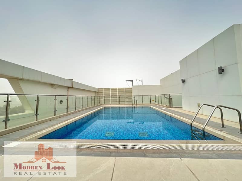 Proper Tawtheeq Brand New 2 Bedroom Hall Balcony+Pool+GYM Sep/Kitchen Pvt/Parking Nr Al Safeer Mall