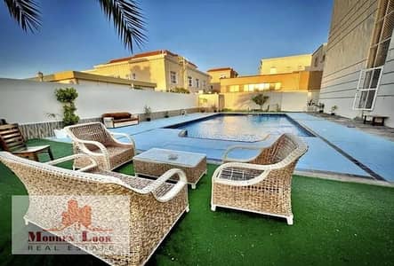 1 Bedroom Apartment for Rent in Khalifa City, Abu Dhabi - Remarkable 1 Bedroom Hall Private Garden Swimming pool Spacious Kitchen Bathtub Washroom In KCA
