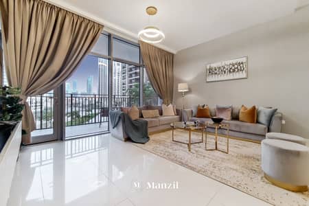 3 Bedroom Flat for Rent in Downtown Dubai, Dubai - Living Room