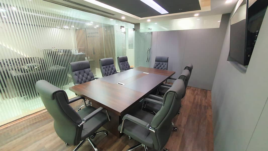 Deal!  1chq Furnished Office Near Metro Station  6-8 employees| Direct from Landlord - DED, Meydan FZ and all Freezone