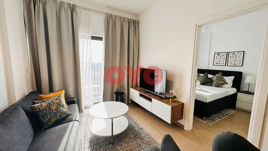 1 Bedroom Flat for Rent in Wasl Gate, Dubai - Neat and Cozy 1BHK | Fully Furnished  |  Free Wifi/DEWA
