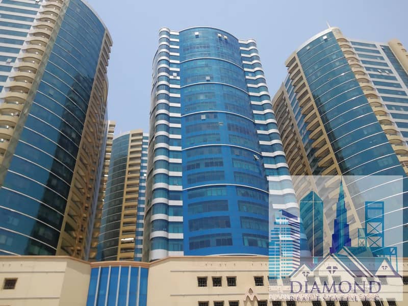 A large office space for sale in the Horizon Business Tower, Al Rashidiya, Ajman.