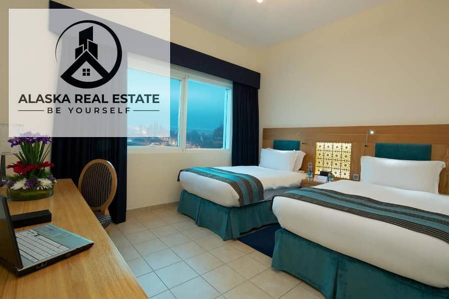 位于迪拜码头，滨海塔玛尼酒店 2 卧室的酒店式公寓 140000 AED - 7794078