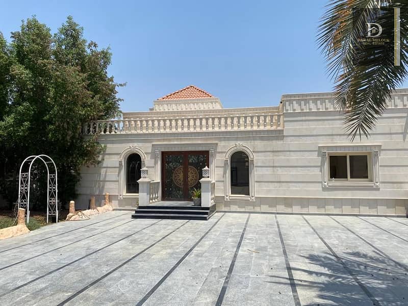 For sale in Sharjah Azra area One floor villa An area of 13,000 feet Corner of two Qar streets special location For sale in Sharjah Azra area One floor villa An area of 13,000 feet Corner of two Qar streets special location
