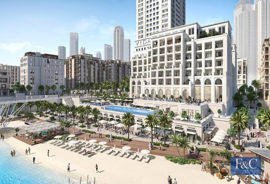 شقة في فيدا رزيدنسز شاطئ الخور،مرسى خور دبي 2 غرف 3500000 درهم - 7350260