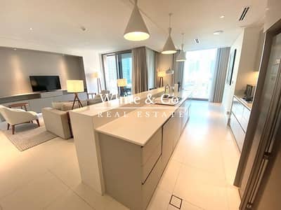 2 Bedroom Apartment for Sale in Downtown Dubai, Dubai - Vacant | Study Room | Burj Khalifa View