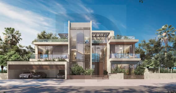 5 Bedroom Villa for Sale in Dubai South, Dubai - Modern 5Br Villa Lagoon Facing ||5% to book (5 years payment plan)