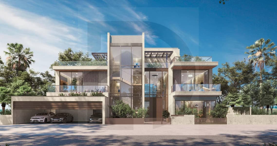 Modern 5Br Villa Lagoon Facing ||5% to book (5 years payment plan)