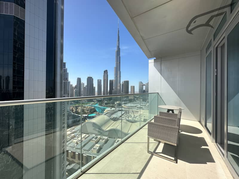 23 Lavish 2 BR | Burj Khalifa View | Fully Furnished