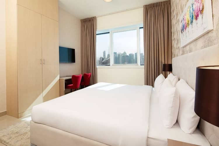 位于迪拜码头，巴塞洛公寓 1 卧室的公寓 12000 AED - 5871957