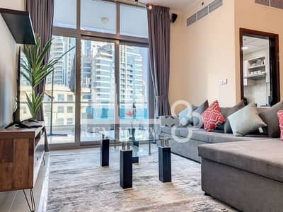1 Bedroom Apartment for Rent in Dubai Marina, Dubai - Pool & Gym | Fully Furnished | Multiple Cheques