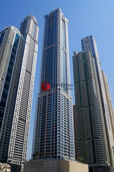 1 Bedroom Flat for Rent in Dubai Marina, Dubai - Sea View | Vacant | 1 BHK with Balcony