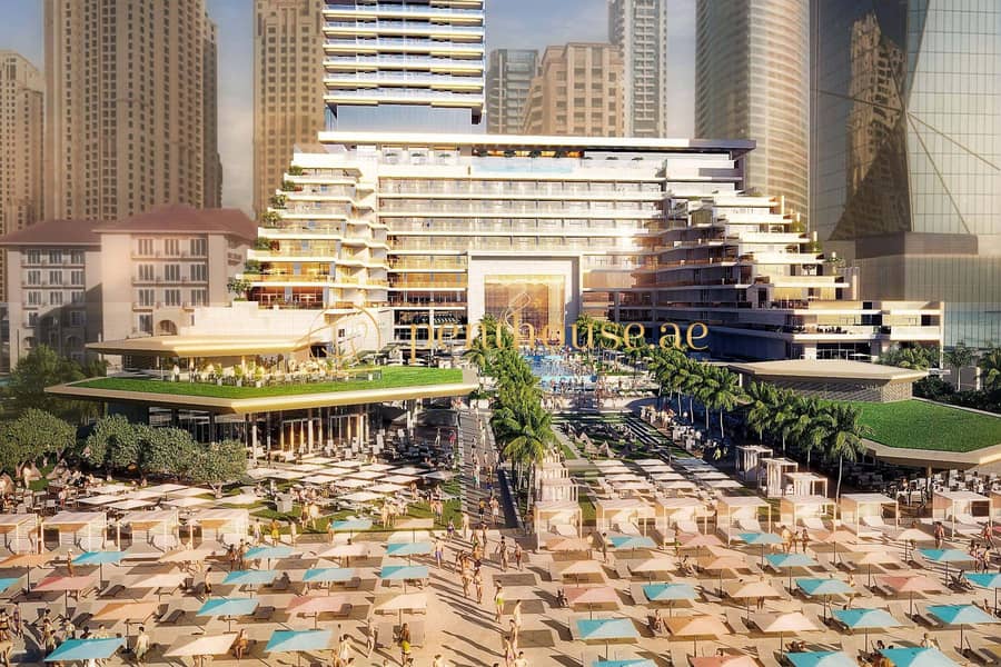 位于朱美拉海滩住宅（JBR），JBR五星级酒店 3 卧室的顶楼公寓 15490000 AED - 6850104