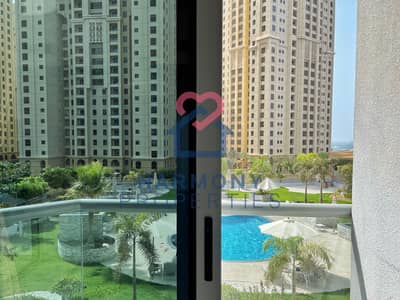 1 Bedroom Apartment for Rent in Dubai Marina, Dubai - Fully Furnished | Marina Wharf 1 | Pool & Community View | 4 Cheques