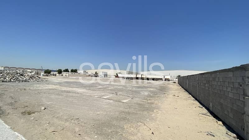 Corner vacant plot with Industrial permission