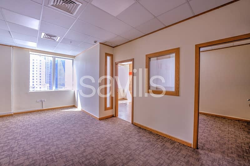 Fully fitted office for rent|Prime location|Corniche|Sharjah