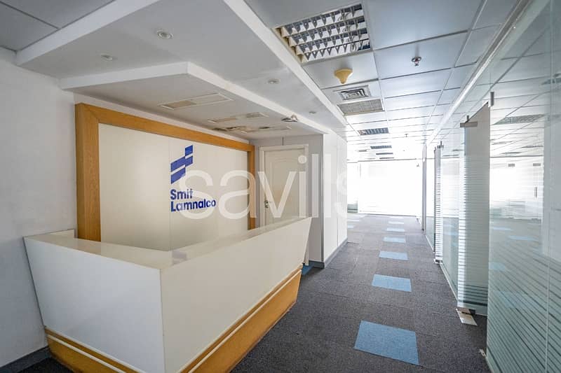 Fitted office | Corniche view | Full floor