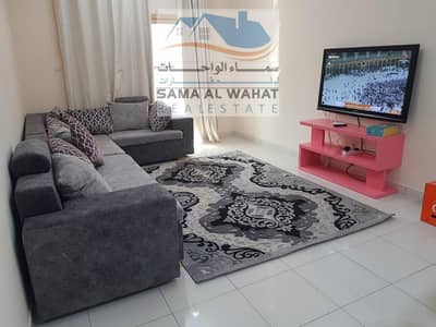 2 Bedroom Flat for Rent in Al Taawun, Sharjah - Al-Taawun, two rooms and a hall, 3 bathrooms, sea views, master rooms with their bathroom, gym, furnished swimming pool, hotel brushes, Sharjah, Al-Ta