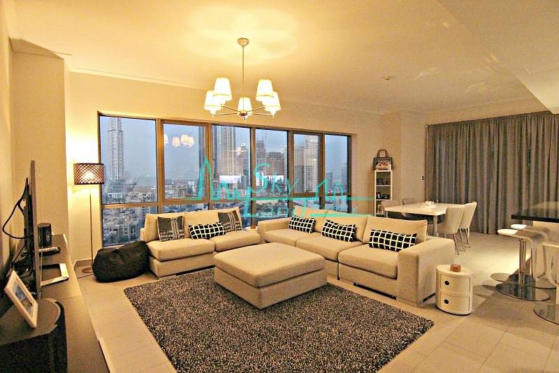 STUNNING 2 BED APARTMENT WITH BURJ KHALIFA VIEW IN SOUTH RIDGE 1