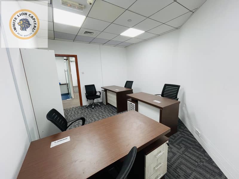 Fully Furnished 180 sqft office AED 27,000 for a Year