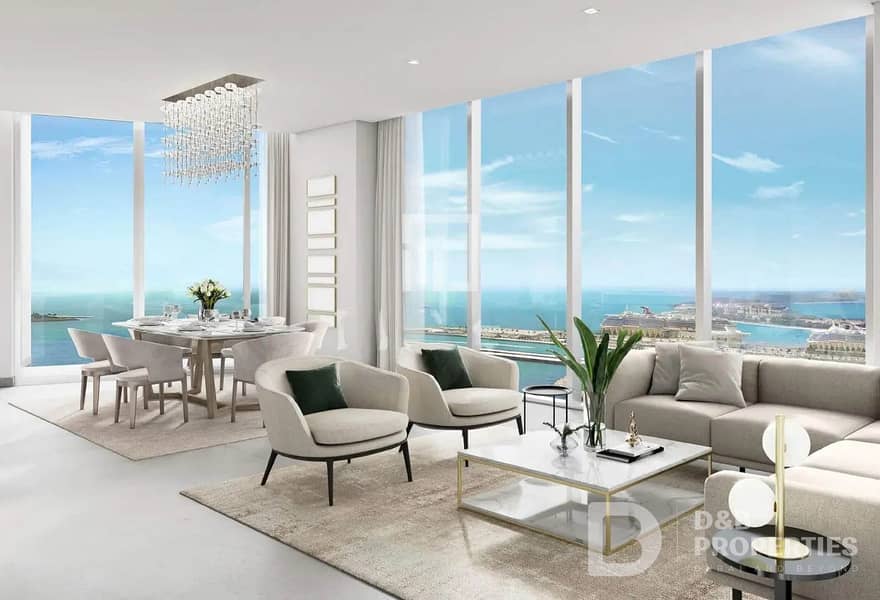 Furnished & Equipped | High Floor | 180° View Furnished & Equipped | High Floor | 180° View