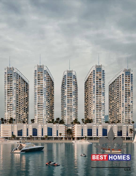 Pay Only AED 89,428/- & Become The Owner Of Your Own 2 BHK Apartment In Ajman Creek Tower's