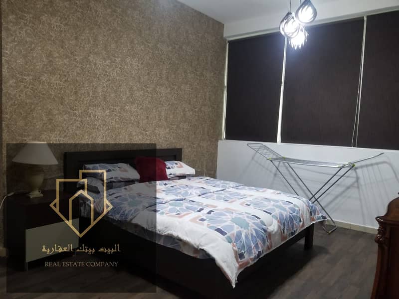 Apartment room and furnished lounge Ajman Towers and including all bills an