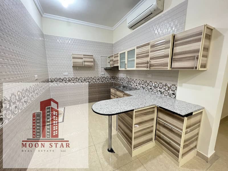 Spacious 1Bhk (Monthly 3700) With Separate Kitchen,Full Washroom With Bath Tub In Khalifa City A