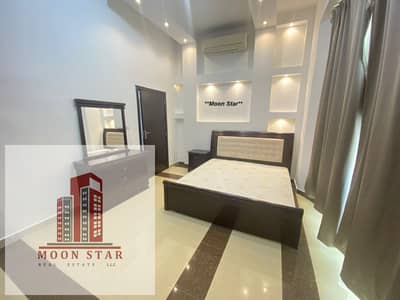 1 Bedroom Flat for Rent in Khalifa City, Abu Dhabi - Fully Furnished 1 Bedroom, Monthly 4800, Separate kitchen All Appliances, Jacuzzi Tub  Washroom  KCA