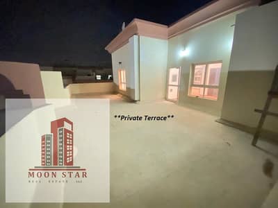 3 Bedroom Flat for Rent in Khalifa City, Abu Dhabi - Royal Standard 3BHK, Pvt Terrace, Covered Parking