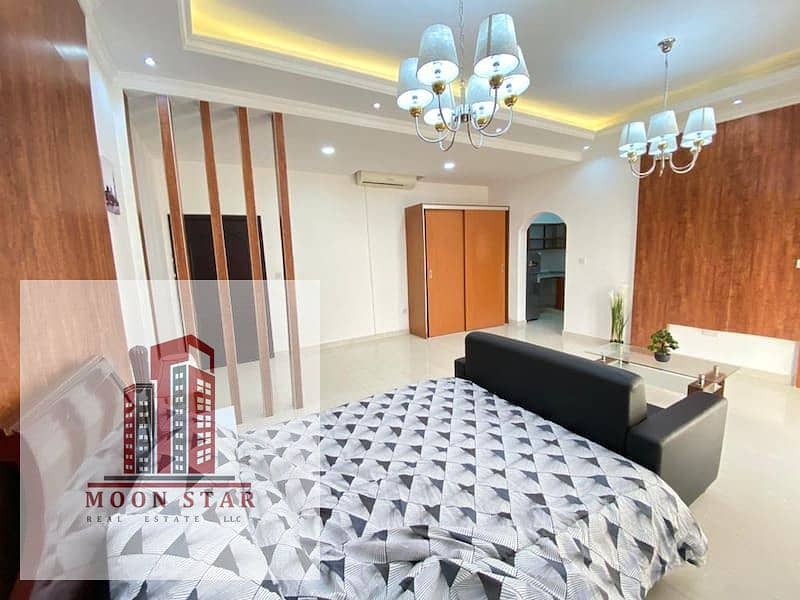 Glorious Fully Furnished Studio W/Free WiFi (Monthly 3200) Separate Kitchen And Bath Near Etihad