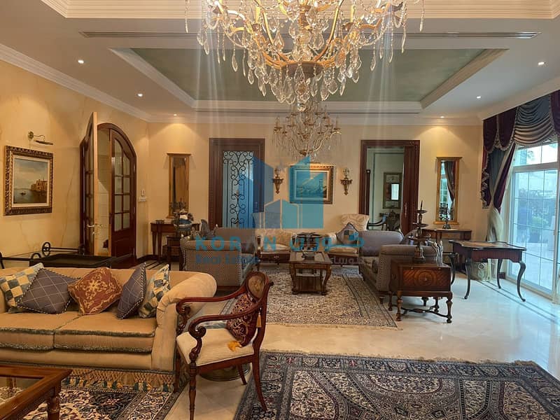 AMAZING ELEGANT FULLY FURNISHED 5BED VILLA  IN JUMEIRAH 2 WITH POOL -NEAR GALLERIA MALL 500K