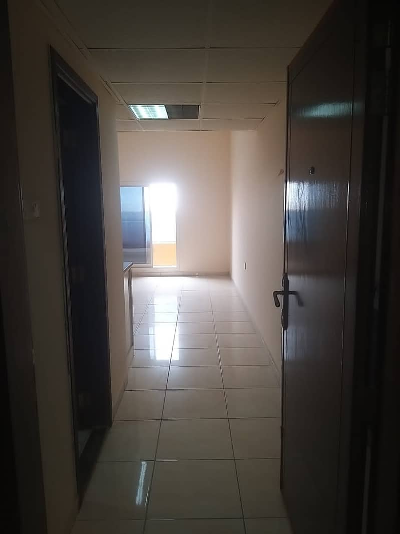 For rent a studio + balcony in Al Rawda 1, central air conditioning