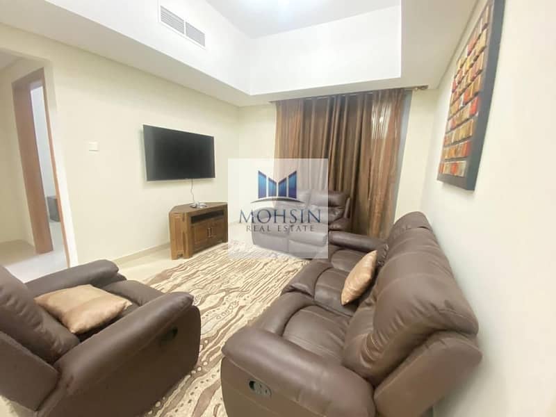 furnished one bedroom apartment for rent in  nuaimia one towers