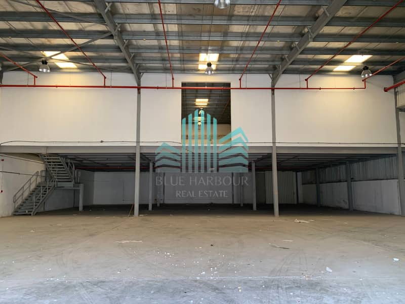 HUGE LAYOUT WITH SPACIOUS LOADING UNLOADING BAY | WITH AUTOMATIC ROLLING DOORS | PRIME LOCATION | ROAD SIDE