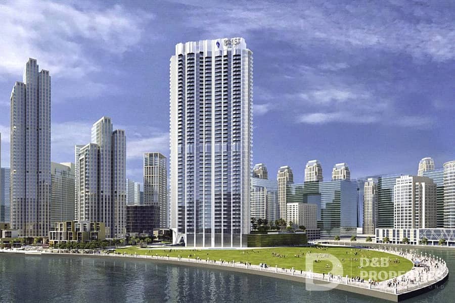 位于商业湾，Peninsula，半岛三号 1 卧室的公寓 1890000 AED - 6485525