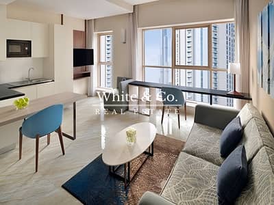1 Bedroom Flat for Rent in Downtown Dubai, Dubai - 1 Bedroom | Burj View | Movenpick Downtown 1 Bedroom Flat for Rent in Downtown Dubai, Dubai - 1 Bedroom | Burj View | Movenpick Downtown
